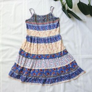 Knit Works girl's floral paisley patterned dress